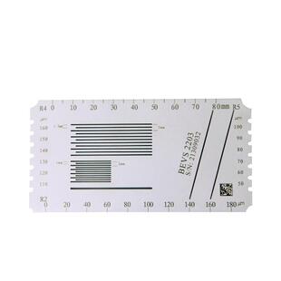 BEVS2203划格板十字划格板不锈钢多功能导割片导格规漆膜划格器