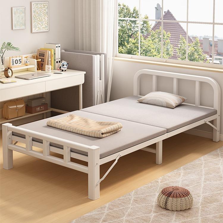 宿舍铁硬板加床1成人折叠床单人床小床简易午休租房2双人家用米