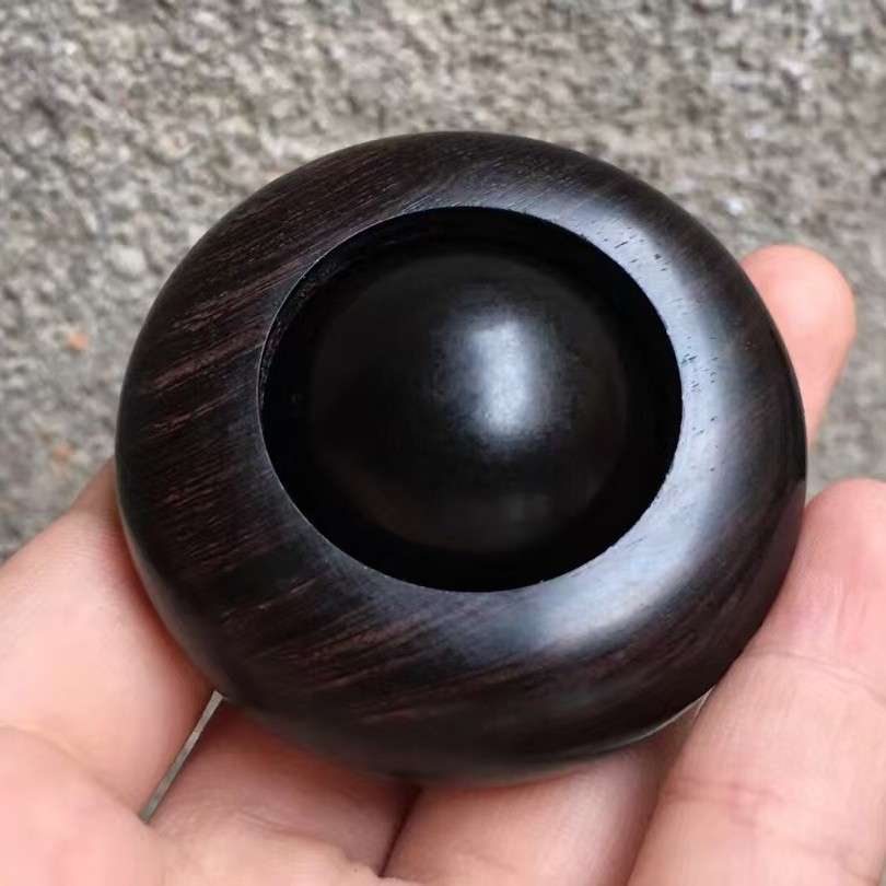 紫光檀转球手把件时来运转木质文玩工艺品檀木吊坠直播货源可代发
