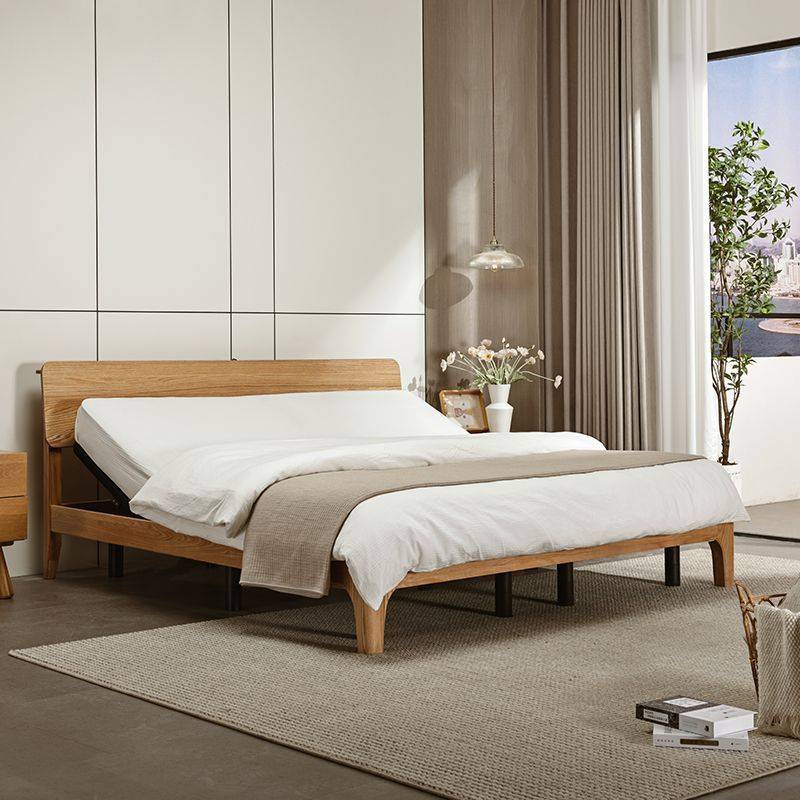 智能电动床实木床卧室情侣双人床语音多功能新款电动床架