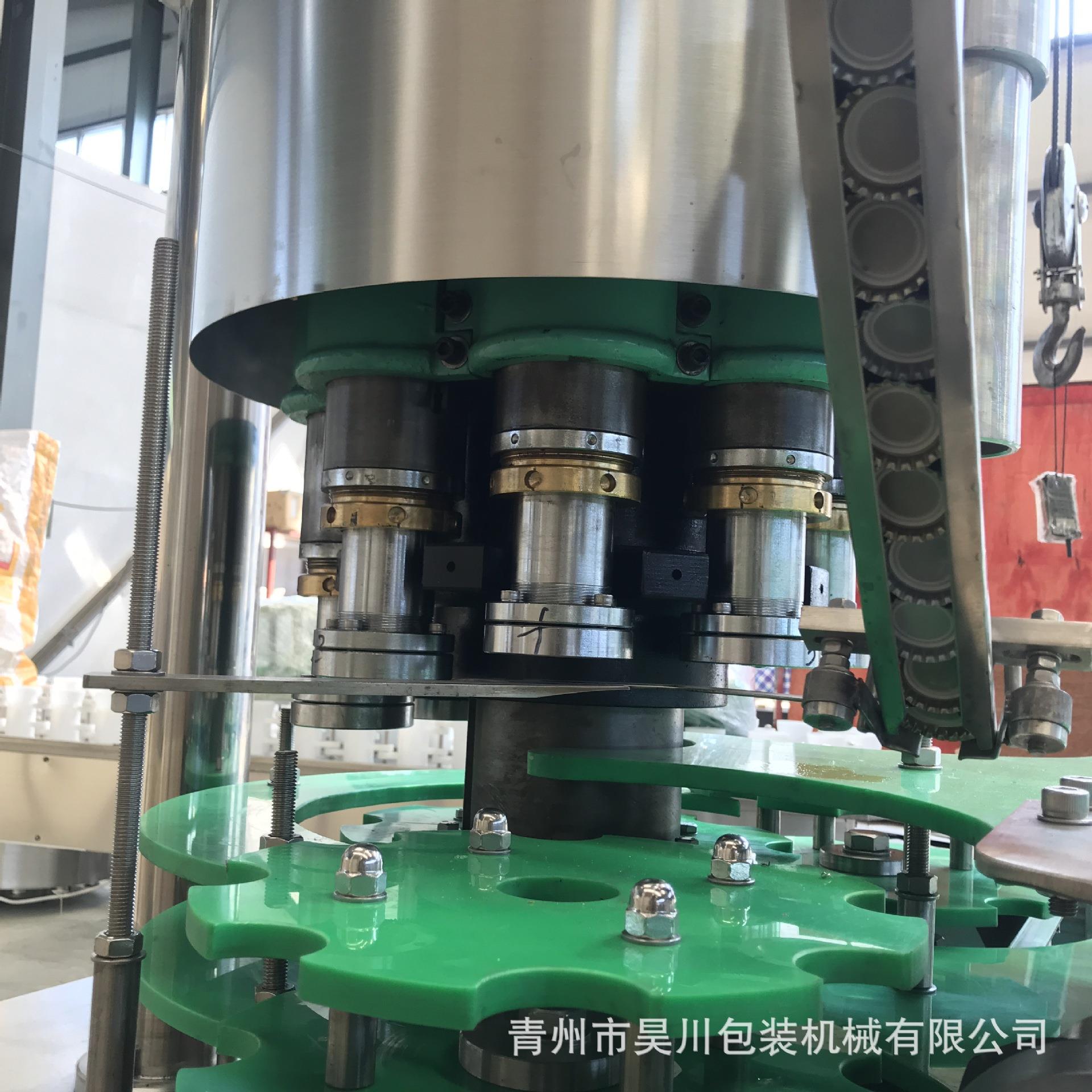 全自啤酒瓶压盖动机汽505玻璃瓶拉环水盖盖封机压盖机