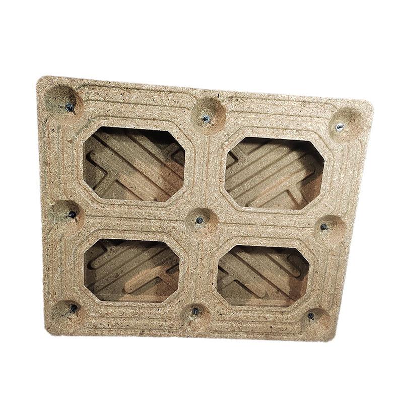 层厂家双DLO出口物流木质托盘 免熏蒸叉车模压托盘面四进 叉卡板