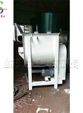 饲加热卧搅拌机 腻子干粉料js-jbj-1粉搅式拌机 小型水冷不锈钢搅