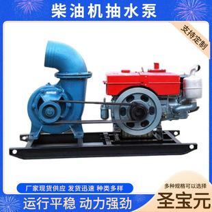 小型自吸泵高扬程防汛柴油机抽水泵厂家 柴油机抽水泵家用便捷式