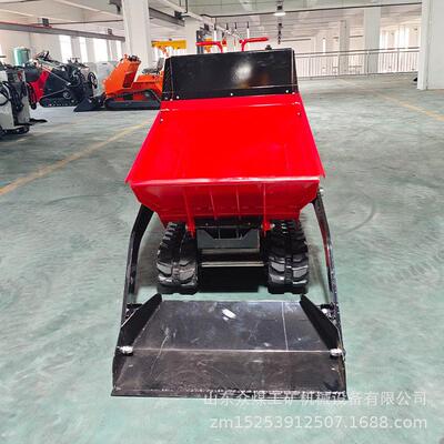 众煤履带式斗车工程果园农用液压自卸MAGA-102运输车站翻驾移小翻