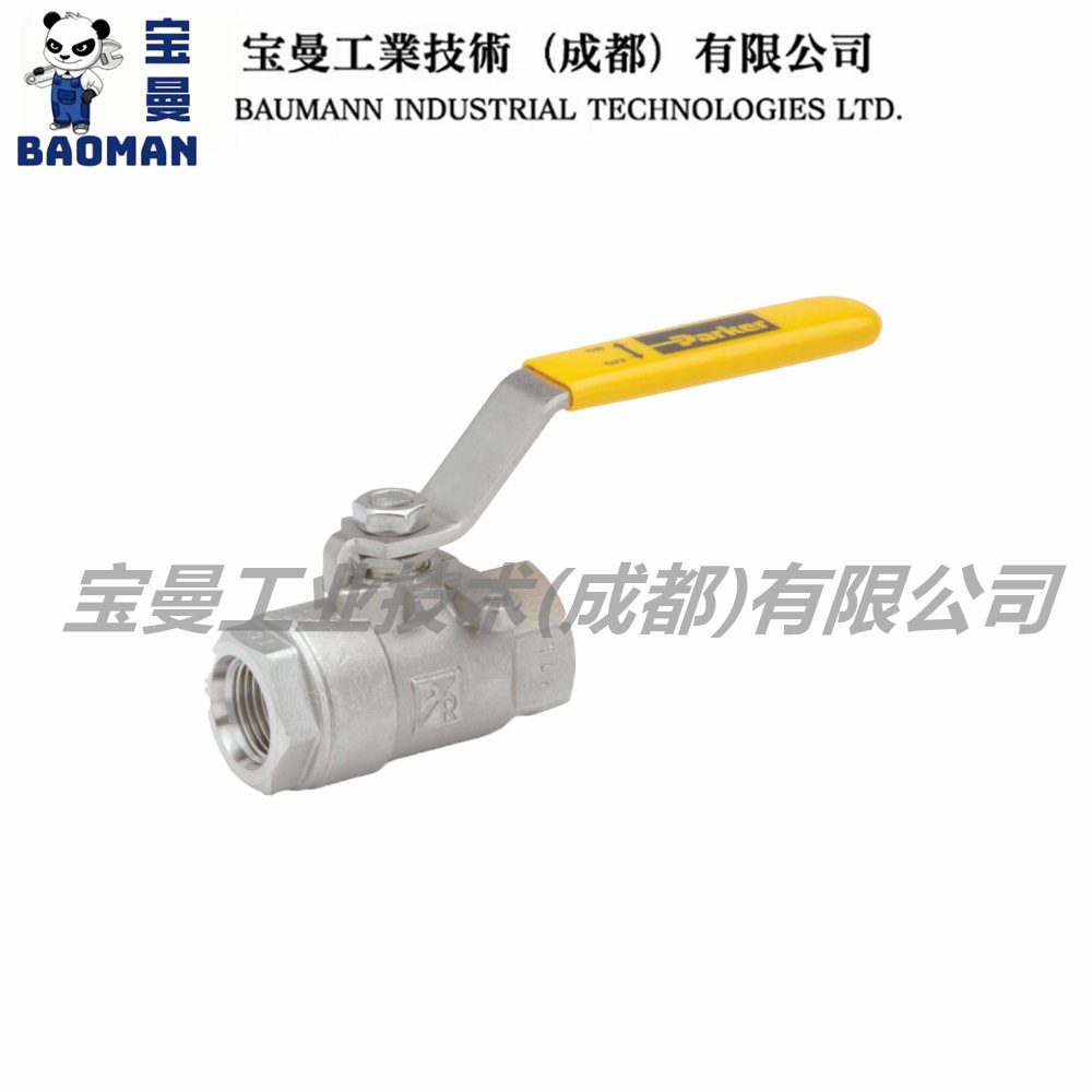 全新正品Parker派克不锈钢工业通用型球阀螺纹连接耐腐蚀节流性能