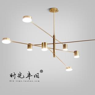 北欧灯具ins网红吊灯轻奢大气现代简约工业风led极简餐厅客厅吊灯