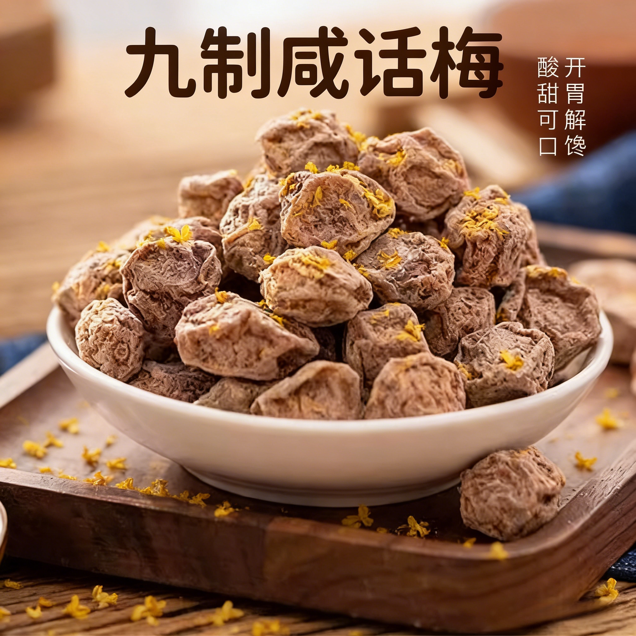 广州九制话梅大颗粒话梅干泡水盐津甘甜话梅消食梅肉蜜饯果干零食