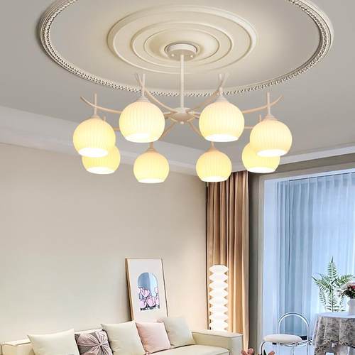 客厅吊灯创意个性南瓜温馨浪漫餐厅灯法式田园风少女房间灯卧室灯