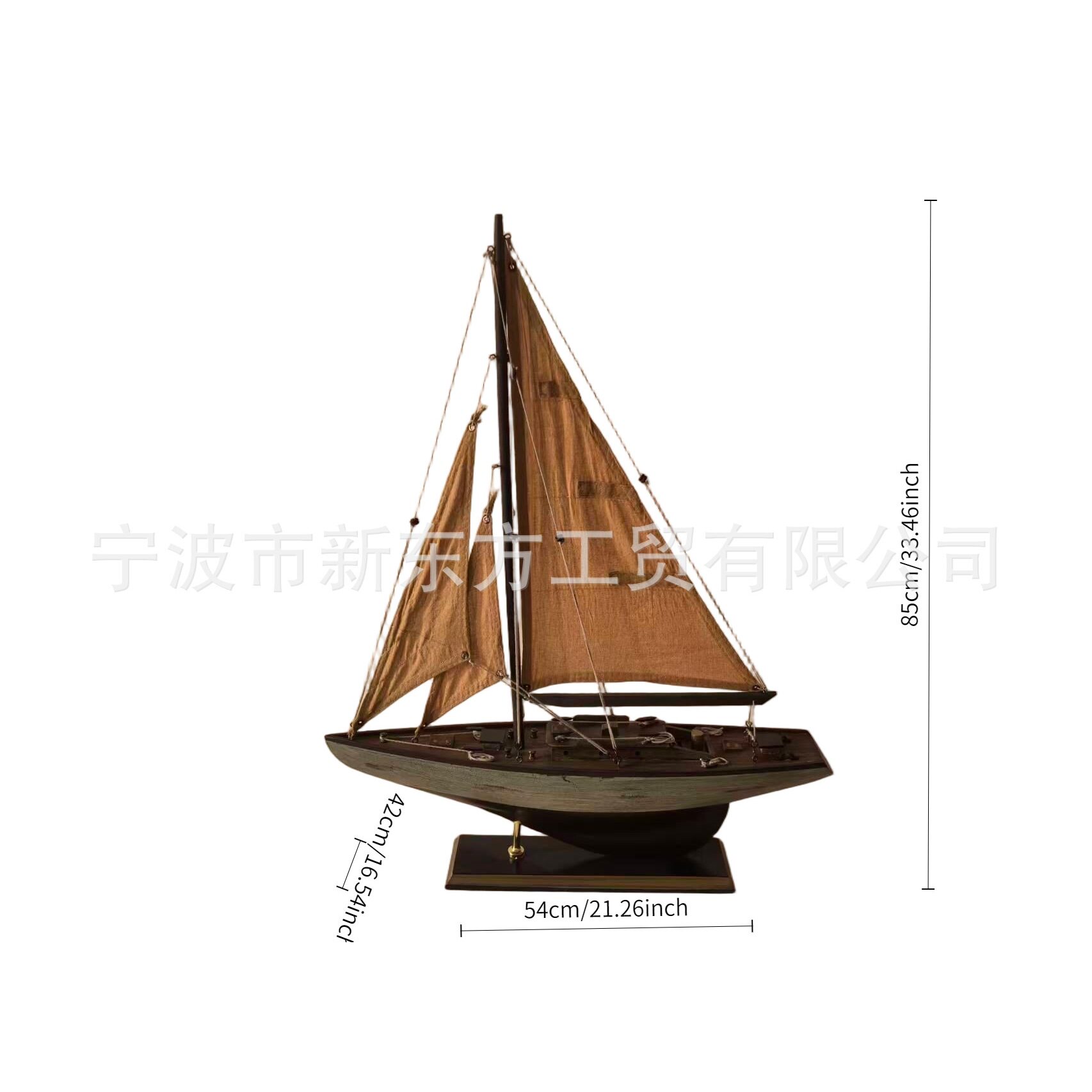 纵横四海船模型蓝鼻子号成品帆船模型