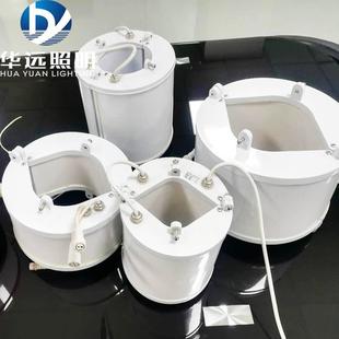 LED户外抱箍灯七彩全彩环形灯公路亮化led桥梁拉索灯RGBW抱柱灯