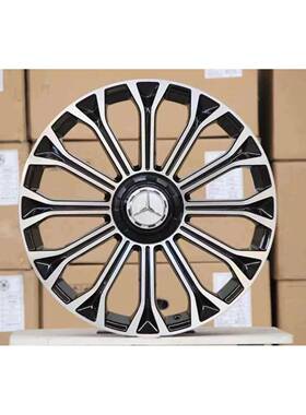适用奔驰amg轮毂1819寸e300c200S450glc63迈巴赫大饼改装锻造