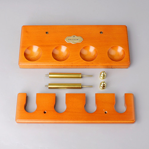 多款式罗马式实木i直排烟斗架 可拆卸 3位/4位/5位烟斗架四立式架