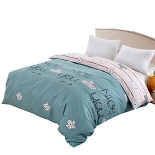 全棉斜纹被罩双人200x230纯棉被x套单件学生150x200单人1.5米1.8m