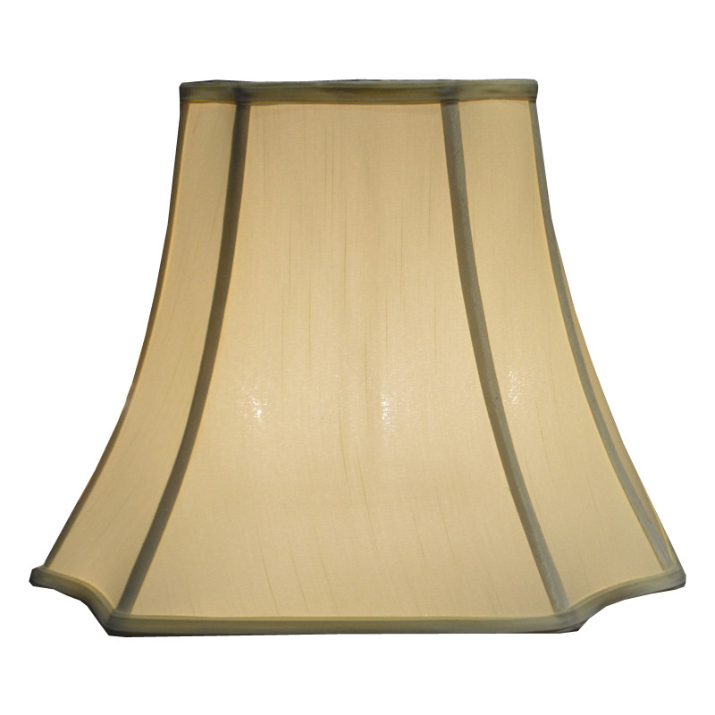 中式布艺a灯罩外壳个性创意方形小台灯落地灯大简约配件卧室床头