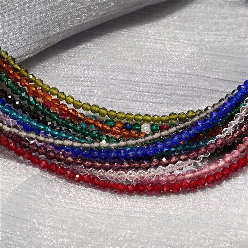 尖晶石眼镜链手工串珠水晶时尚复古口罩绳优雅清凉墨镜Y链条不掉