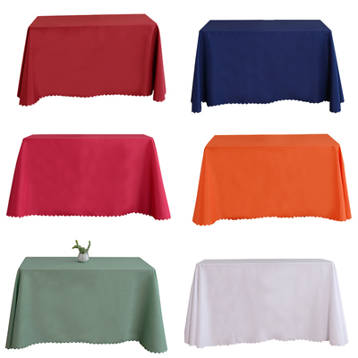 定制酒店会议桌布长方形s台布会议台裙平纹纯色台布地摊布摆摊桌