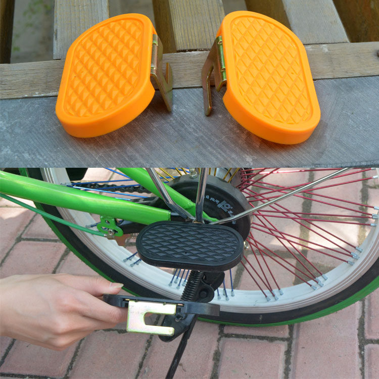 自行车后坐e垫儿童座椅加厚山地车后宝宝靠背座垫扶手单车护网脚