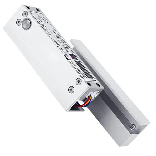 无框玻璃门锁上下无框电插x锁铝合金五线信号反馈门禁系统