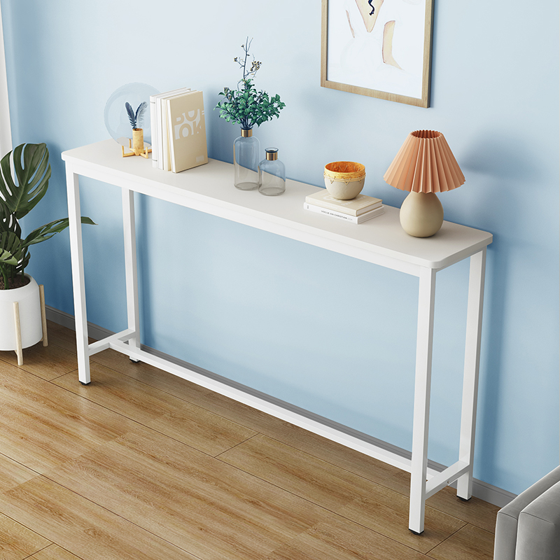 定制防撞圆角置物架高桌夹缝长条桌靠G墙高桌床头床尾超极窄小桌