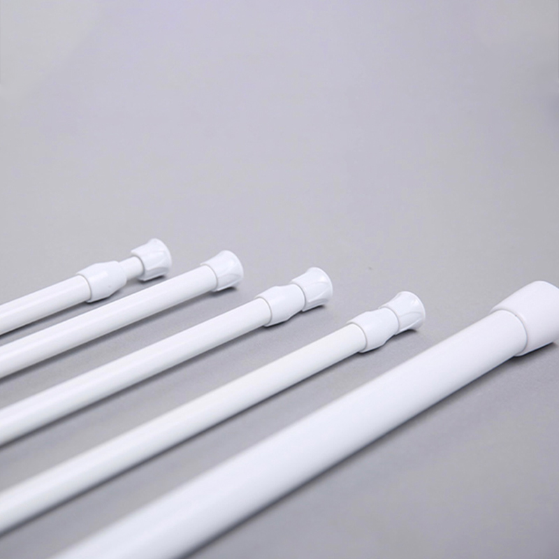 免打孔简易门帘伸缩杆窗帘支撑杆隔断撑杆L卫生间晾衣杆免打孔安