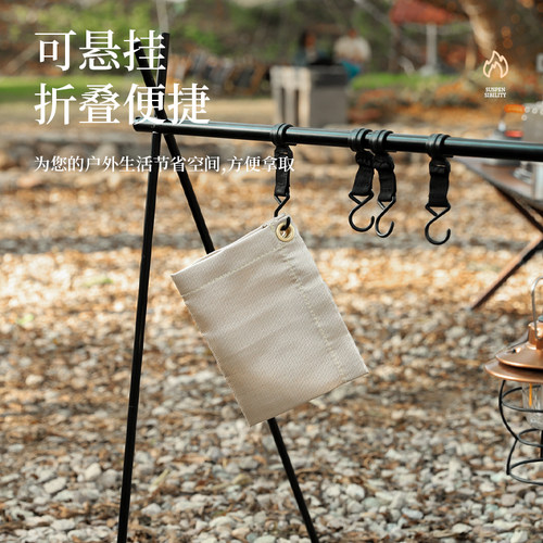 户外露营防火防烫隔热垫野炊烧烤阻燃布耐高温灭火毯X子玻璃纤维