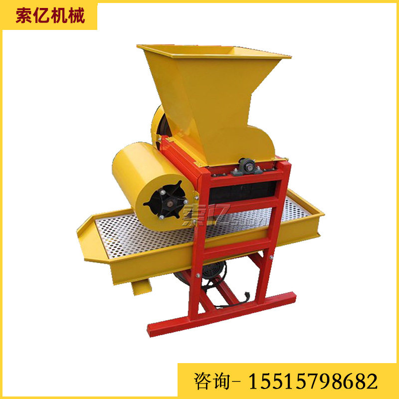 家用小型花生剥壳机 商用榨油花生筛选脱壳机 木辊花生种子剥壳机,机械设备,粉碎机,淘宝优惠券,粉丝福利购,淘宝优惠卷