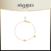 HALYROLS 海丽珞思S925银ins风三叶草脚链女轻奢甜美脚饰女友闺蜜
