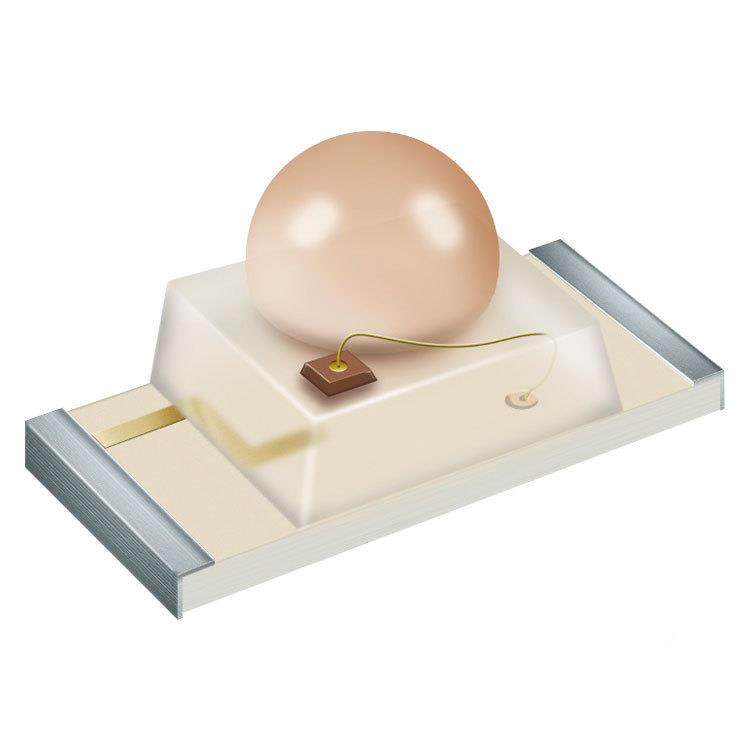 CTY0603凸头红蓝黄翠绿黄绿白灯d贴片球头e透1608发光l二极管带帽