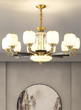 现全铜新中卧式MD-D2300吊灯客厅灯灯代简约中国风大气家用别墅室