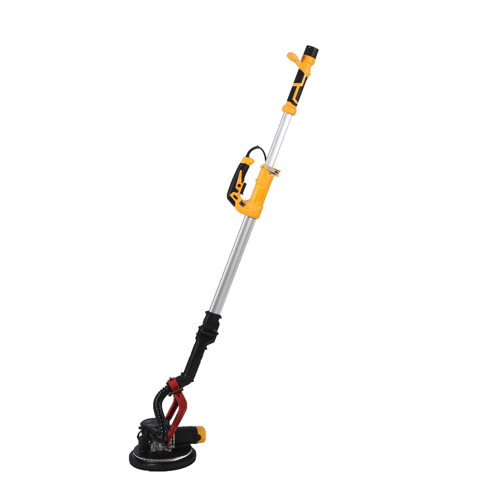 杆手式轻便装修墙工具自吸尘带灯面长持抛光机腻子粉墙壁f7238b打