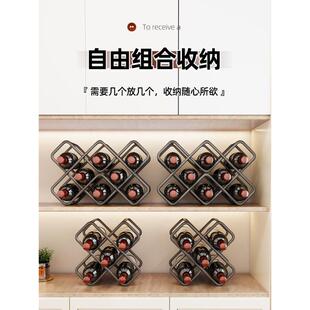 复古高客中档红酒架式壁挂式UGN置物架厅一体家用