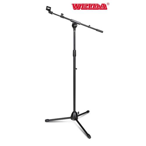 威大专业优质铁座舞台话筒架三脚落地稳固麦克风支架WD-106