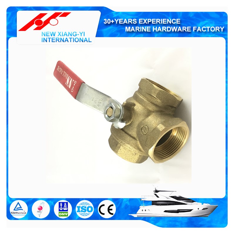 现货F船用游艇铜球阀铜镀镍P40/600WOG游艇五金油水管路配件