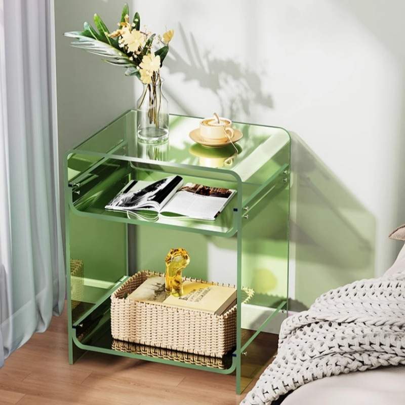 亚克力沙发边几茶几客厅家用可移动轻奢高级感创意收纳床头置物柜