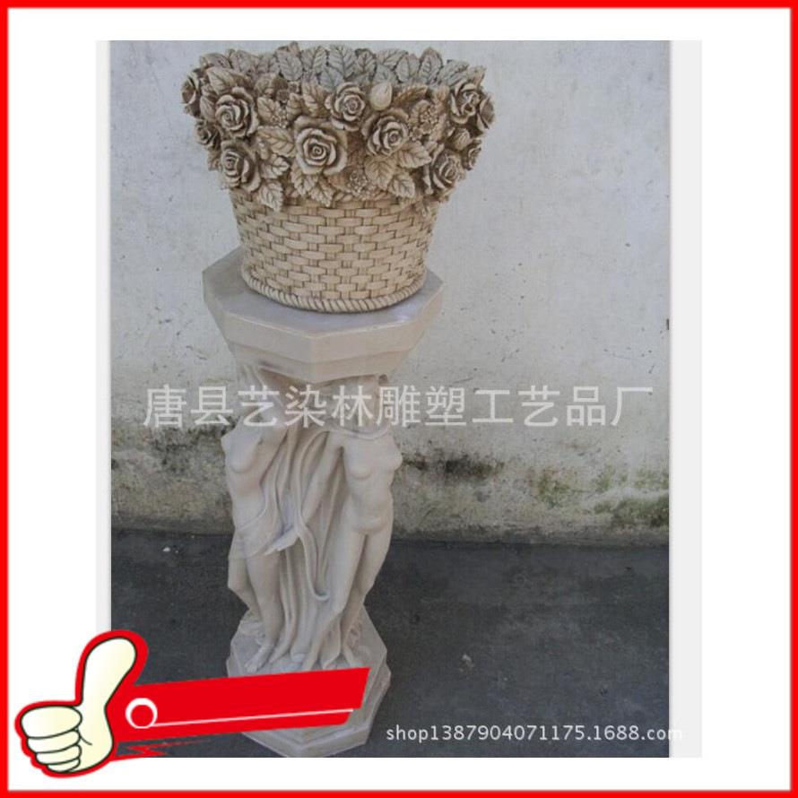 供应玻璃钢欧式室内花架装饰雕塑摆件金属工艺品做工精美质优价廉
