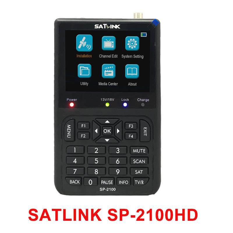 原装现货高清卫星寻星仪SATLINKSP-2100HD外贸热销
