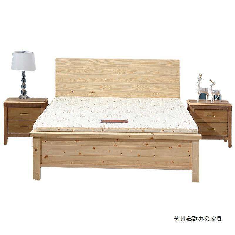 苏州1.2米 木床员工宿舍工地学校 木床老师学生公寓松木床