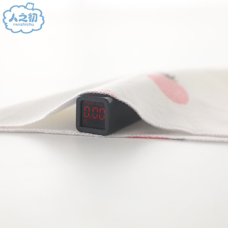 人之初新生婴儿儿洗脸小方巾22*22四条装喂奶垫巾U纯棉宝宝口水巾