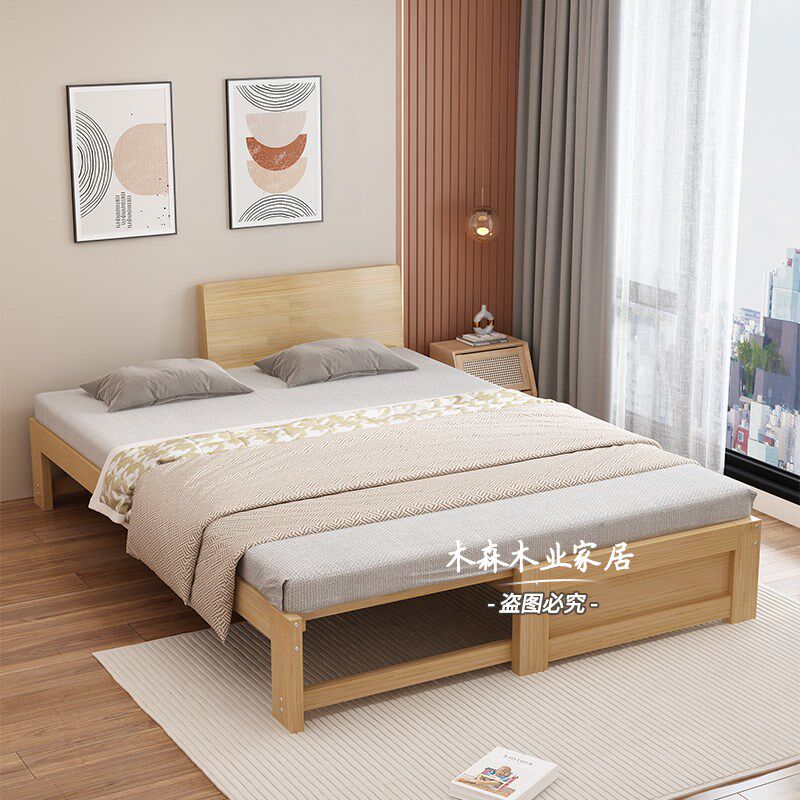 纯实木简a约沙发榻榻米抽拉床多功能两用伸缩床午休小户型折叠床