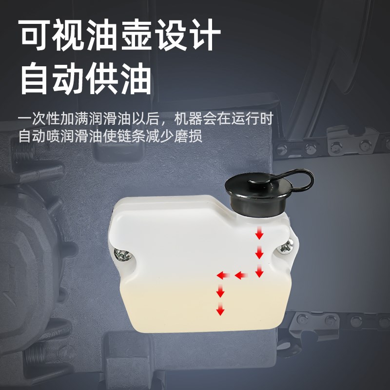 角磨机改装电链锯电锯伐木锯家用A小型链条配件手提持切割电动工