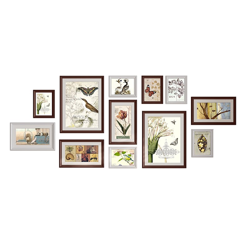 照片墙组合相框定制不规则走廊过道相片挂墙楼梯相册墙.沙发背景