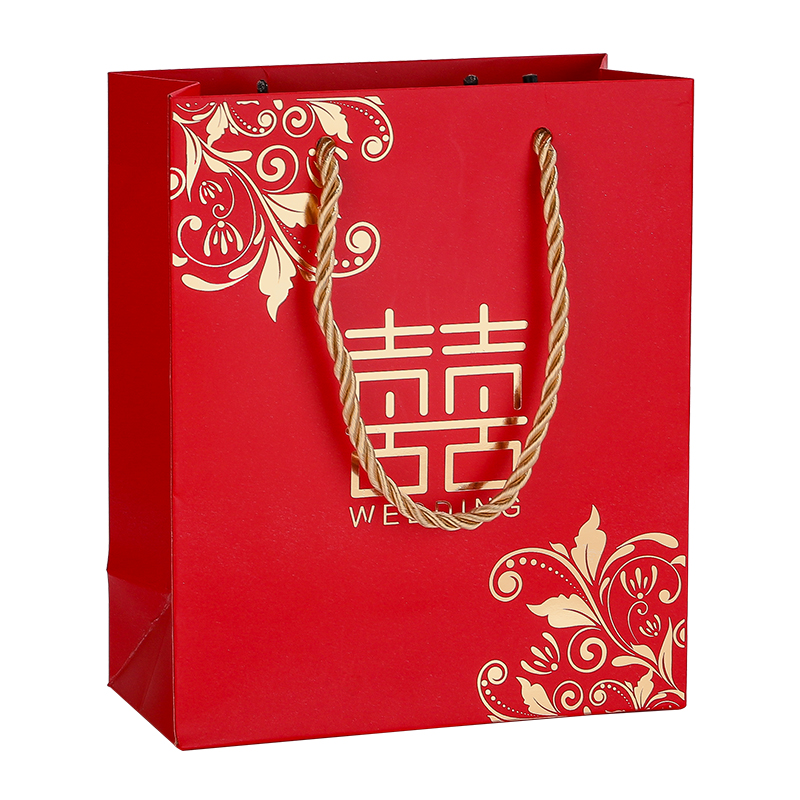 结婚回礼袋喜糖盒伴手礼盒婚w礼创意礼品袋喜糖包装袋婚庆用品大
