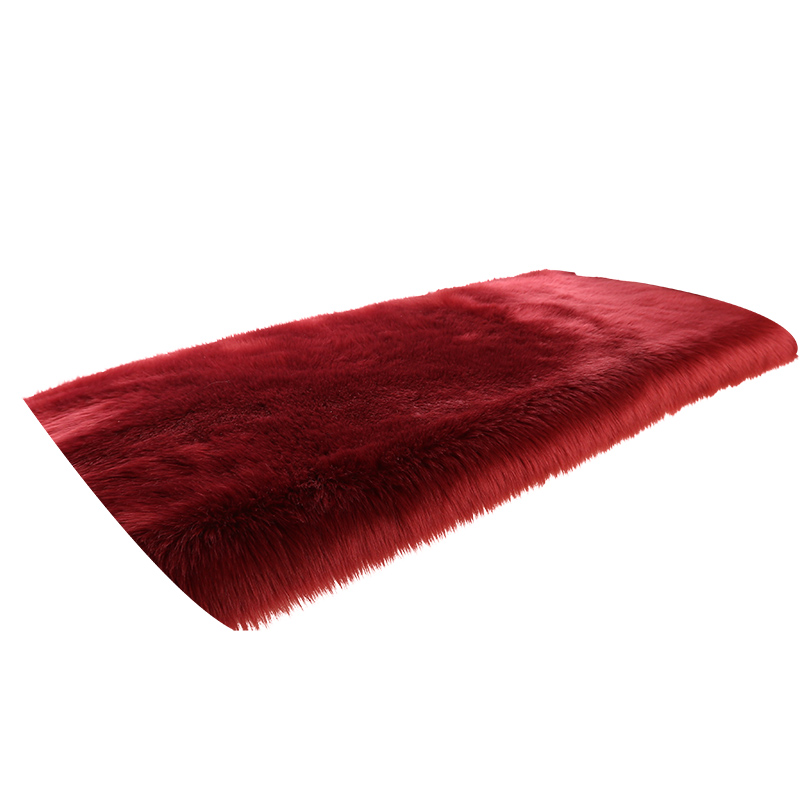 定做简约长毛绒飘窗垫窗台阳x台榻榻米毛垫子网红卧室客厅毛绒地