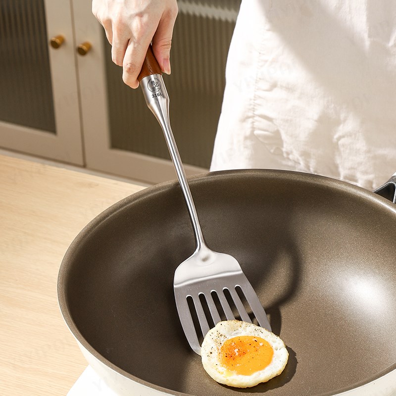 新款真316eL不锈钢锅铲家用炒菜铲子漏勺汤勺铲子炒勺厨房工具套