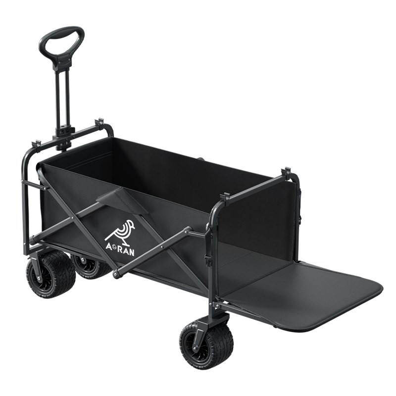 露营车手推车儿童可躺小拉推车旅行车营地K车户外折叠野餐拖车野