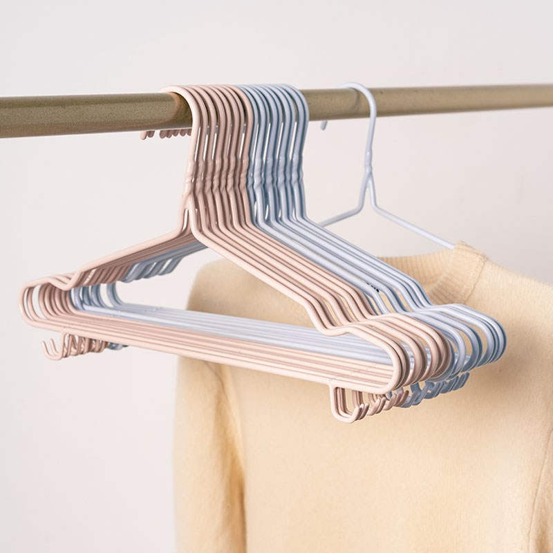 加粗加大加厚成人防滑p衣架无痕防肩角衣撑子阳台晾晒家用挂衣专