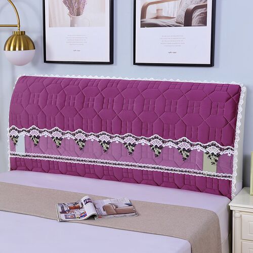 床头罩2024新款可拆洗高w级弹力保护防尘软包木头床头套简约大气