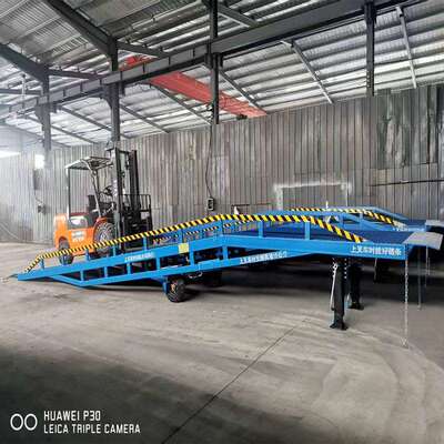 移动登车桥坡道装卸过桥车载平台叉车月台高度调节液压液压升降