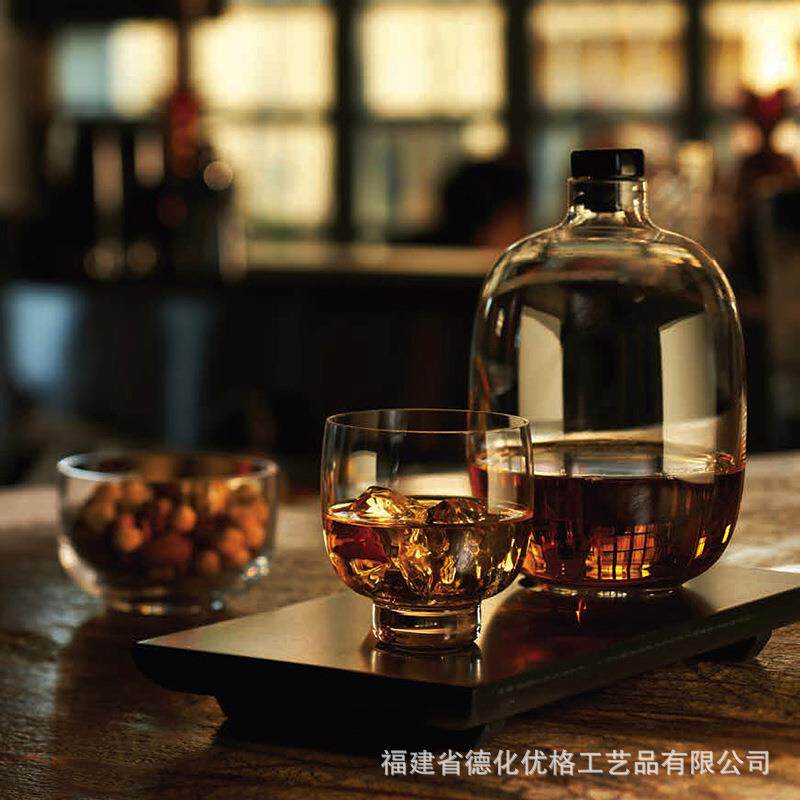 红点获奖作Nude 水晶玻璃清酒杯酒具套装 日式创意酒壶酒樽水具